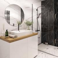 China Hot Sale PVC Plastic SPC Wall Boards Interior Waterproof Marble Bathroom Wall Panel For Wet Rooms on sale