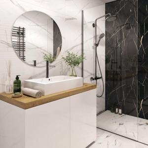 Hot Sale PVC Plastic SPC Wall Boards Interior Waterproof Marble Bathroom Wall Panel For Wet Rooms
