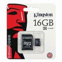 16GB Class 10 Micro SDHC Flash Memory Card for Kingston with SD Adapter