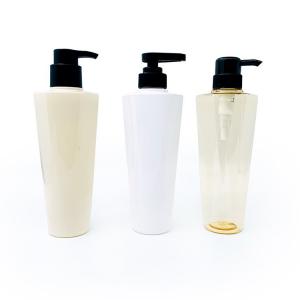 China Screw Cap Clear Shampoo Body Wash Bottles White PET Material OEM Supported supplier