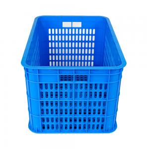 China HDPE Reusable Plastic Vegetable Fruit Packaging Box for Grapes Custom Food Container supplier