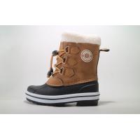 China Black Winter Medium Childrens Snow Boots Waterproof durable on sale