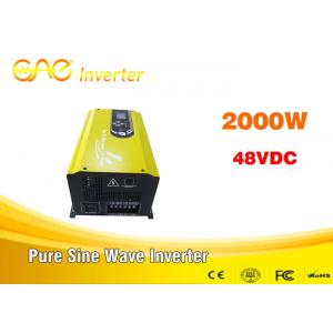 China single phase inverter off gird dc to ac pure sinewave inverter 48v 2000w 220v with charger supplier