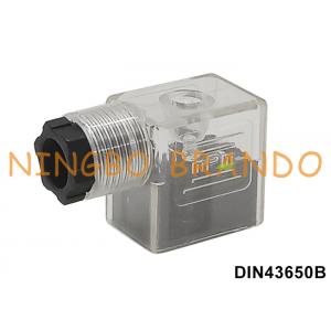 2P+E MPM Transparent Solenoid Valve Connector With LED Indicator
