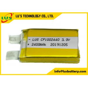 China 2400mah Lithium Battery Pack Customized CP1002440 LiMnO2 Primary Battery For Magnetic Card supplier
