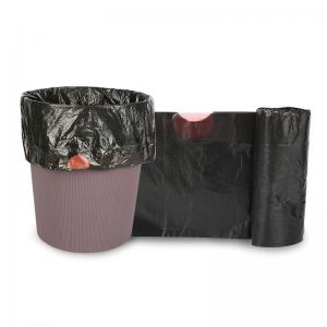 Custom Jumbo 55 Gallon Recyclable Garbage Bags Black Plastic LDPE