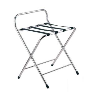 China Suporte de exposição dobrável do hotel de Chrome do brilho alto com pés plásticos supplier