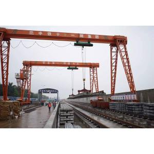China MH type 5 ton general gantry crane, gantry crane, main girder box support leg gantry crane, rail type small crane supplier