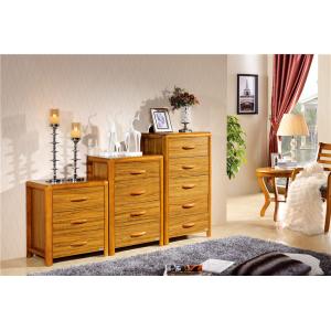 China modern Zingana solid wood drawers cabinet chest furniture supplier