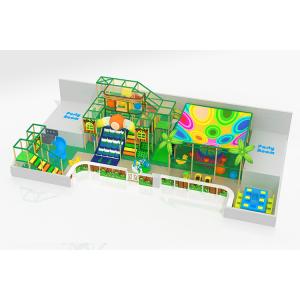 China 4 Slides Commercial Indoor Playground Equipment Jungle Themed 200m2 supplier