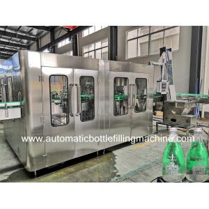 China Fully Automatic Glass Bottle Filling Machine For Cola Monoblock Filler And Capper supplier