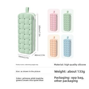 China Large Capacity Double-Sided Silicone Swimming Goggles Box Breathable Glasses Protective Case for Outdoor Enthusiasts wholesale