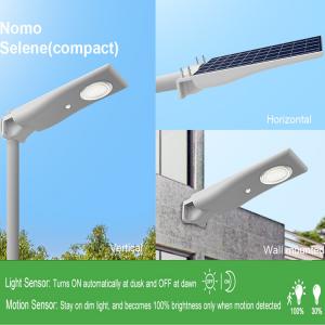 China Smart Motion Sensor High Power Led Street Light Compact All In One PC ABS Anti UV Material supplier