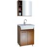 Floor mounted themofoil Bathroom Vanity，PVC bathroom cabinet,Modern home