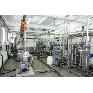 Flavored Milk Processing Plant Machinery , Milk Factory Equipment Energy Saving