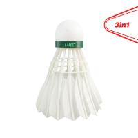 China Cheap Factory Direct Sale Price 3in1 Badminton Shuttlecock Class One Goose Feather for Sale D45 Model on sale