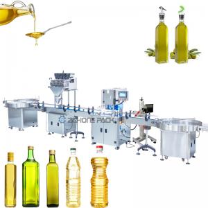 Ligne équipement complètement automatique d'Olive Oil Filling Machine Production de remplissage d'huile