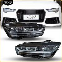 China Matrix Headlight Assembly For Audi A7 Modification 2011 To 2018 All LED Old To New Head Front Light Flow Light Steering on sale