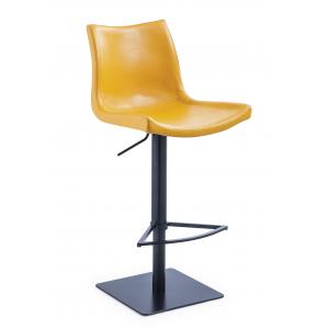 Modern Flexible PU Leather 77cm Adjustable Bar Stool Chairs