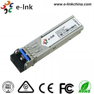 China Dual Fiber SFP Optical Transceiver Module , 4.25G Single Mode 1 Gbe Sfp Lx Fiber Transceiver supplier