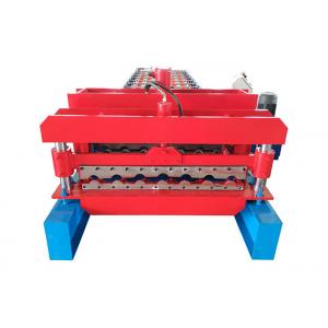 China Automatic Tiles Roof Panel Roll Forming Machine Color Glazed supplier