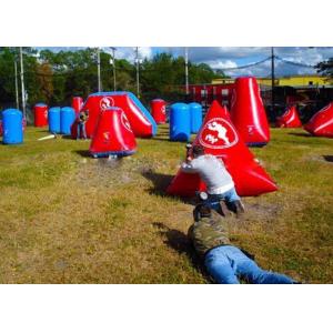 Inflatable PVC Bunkers Paintball For Adult And Kids , Paintball Tank Paintball Fields