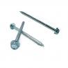 China Blue White Zinc Plated Hex Head Screw With Flange wholesale