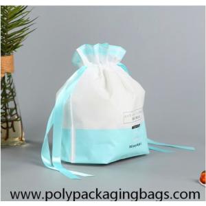 Nontoxic Gravure Printing Washing Face Towel Drawstring Packaging Bags