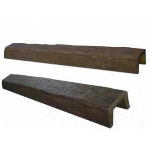 Wood Design Polyurethane Faux Beams , Simulated Wood Beams For Home Ceiling / Roof