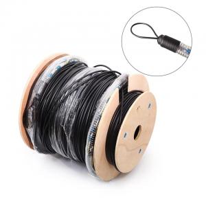 Custom Pre Terminated Fiber Cable Indoor/outdoor Single Mode 4/6/8/12 Core LC/SC with Pulling Eyes