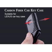 China LEXUS Soft Touch Low Flammability Carbon Fiber Car Key Case on sale