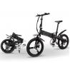 Black 20 Inch Electric Bike For Adults 48v 13ah Lithium Battery Wear Resistant