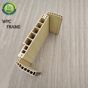 China Custom Acoustic WPC Door Frame For Bathroom Formaldehyde Free 300mm Width supplier