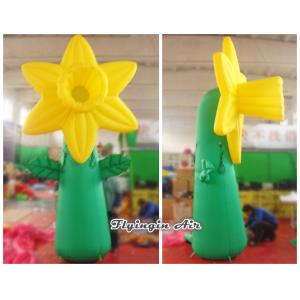 China 4m Giant Decorative Inflatable Stand Flower for Event and Arboretum Decoration supplier