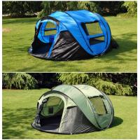 4 Person Easy Pop Up Tent Waterproof Automatic Setup 2 Doors-Instant Family Tents