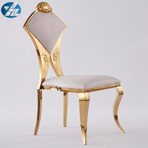 Standard Leather Wedding Banquet Chair Modern Gold Furniture For Businesses