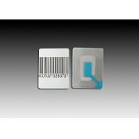 China 30*40mm Barcode Anti Theft Labels , Soft Tag RF EAS Label Rubber-Based / Hot Melt Adhesive on sale