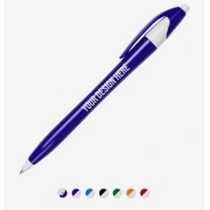 Custom Pencils, Personalized Pens With Stylus- Custom Metallic Printed Name Pens Black Ink - Imprinted With Logo