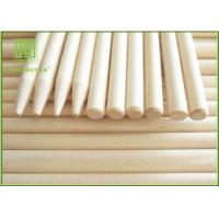 China Recycled Magnum Ice Cream Stick , Long Round Popsicle Sticks For BBQ Camping on sale