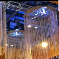 China Elegant  Wedding Ceiling Decoration Champagne colors Fabric String Curtain Ceiling Drape on sale