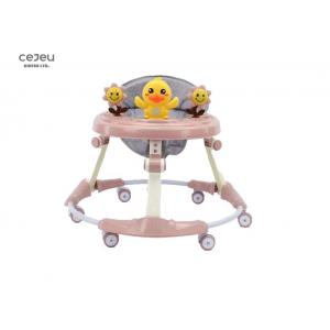 China Plastic Wheel Baby Foldable Walker With Electronic Games Height Adjustable supplier
