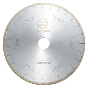 China Cold PRESS 350mm J-Slot Diamond Segment Saw Blade for Marble Cutting Industrial Grade supplier