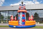 PVC Fire Truck Inflatable Dry Slide For Outdoor Toys Inflatable Climbing Wall