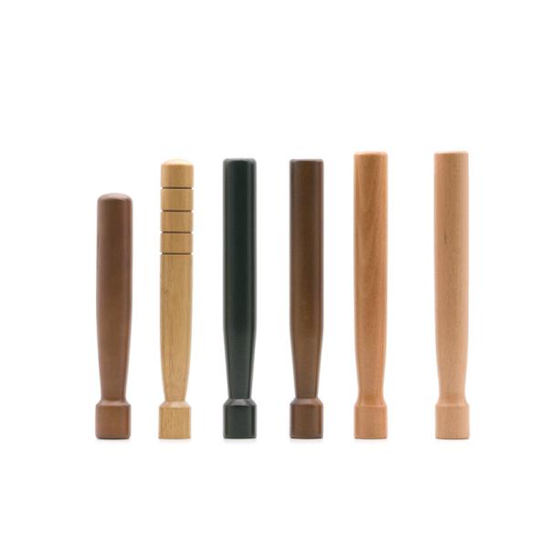 Wooden Mojito Muddler Bar Tool Ice Crusher & Canvas Bag Set | Make Cocktails Drinks And Crushed Ice With Ease