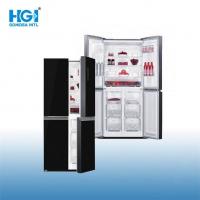 China Silver Frost Free French Door Bottom Mount Refrigerator With Four Door on sale