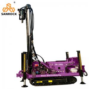 China Portable Well Drilling Rig Bore hole Deep 200m Hydraulic Water Well Drilling Equipment supplier