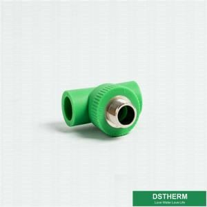 China Male Threaded Tee PPR Pipe Fittings Non - Toxic Energy Efficient With Injection Technics supplier