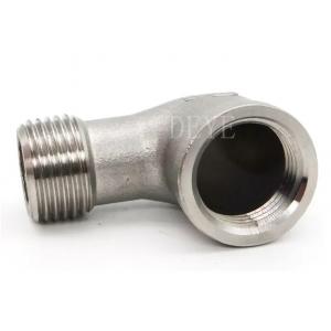 SS304 SS316 150PSI Threaded Stainless Steel Tapered Fittings Street Elbow