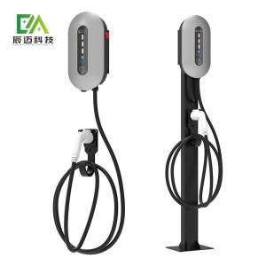 China LCDディスプレイ EV ウォールボックス 充電ステーション 3相 AC400V テスラ Ev 充電ステーション supplier