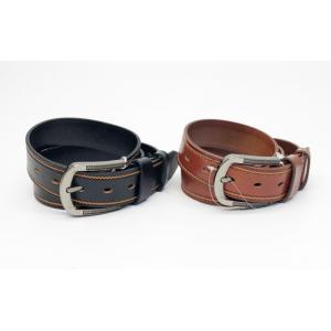 Carved Pattern Buckle Mens Fashion Belts , Genuine Leather Belt For Mens